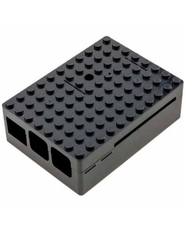 Корпус ACD RA182 Black ABS Plastic Building Block case for Raspberry Pi 3 B/B+ (CBPIBLOX-BLK) (494293)