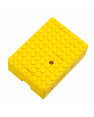Корпус ACD RA185 Yellow ABS Plastic Building Block case for Raspberry Pi 3 B (CBPIBLOX-YEL) (494408)