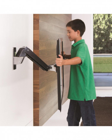Ergotron 45-296-026 Interactive Arm, HD кронштейн настенный с вертикальным перемещением панели
