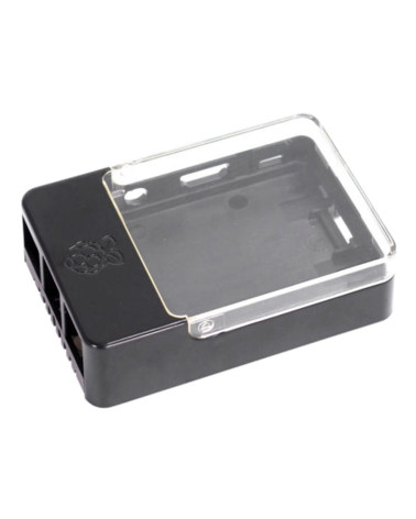 Корпус ACD RA175   Black Case w/Sense Hat hole  for Raspberry Pi 3 B (CBPIHAT-BLK)