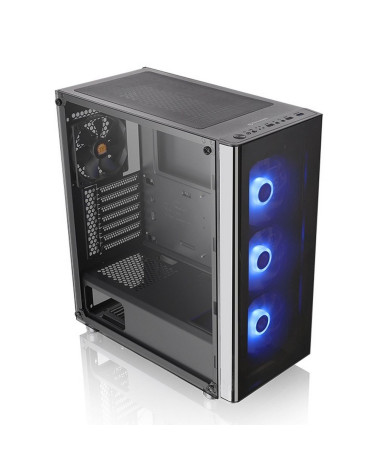 Корпус Thermaltake V200 TG RGB CA-1K8-00M1WN-01 Black/Win/SPCC/Tempered Glass*1/120mm RGB Fans*3 + 120mm Standard CA-1K8-00M1WN-