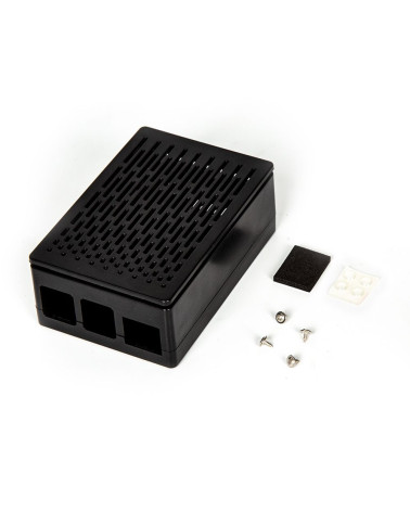Корпус ACD RA509  Black ABS Case (Install 3010/3007 Fans or 3.5 Inch Touch Screen), совместим с креплением VESA Mount, for Raspb