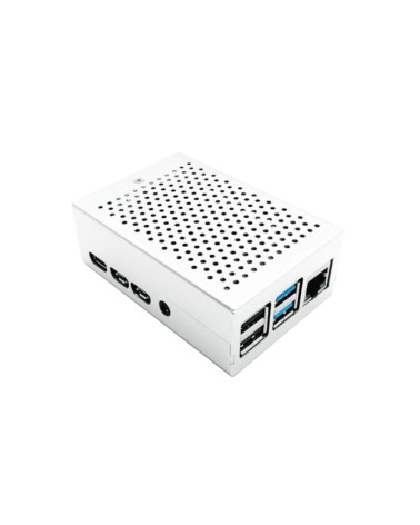 Корпус ACD RA507 Silver Fine Heat Dispersion Aluminium Alloy Case for Raspberry Pi 4B