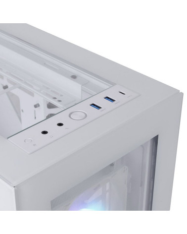 Корпус Thermaltake Divider 500 TG Snow ARGB CA-1T4-00M6WN-01 White/Win/SPCC/Tempered Glass*4/120mm ARGB Fan*3/120mm CA-1T4-00M6W