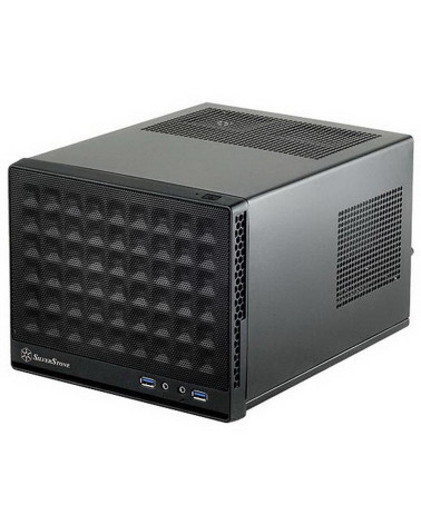 Корпус Silverstone SST-SG13B Sugo Mini-ITX Compact Computer Cube Case, Mesh Front Panel, black, RTL 4