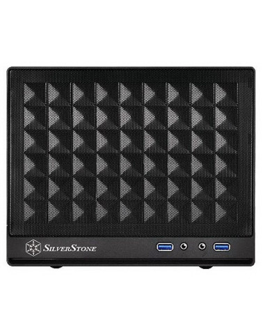 Корпус Silverstone SST-SG13B Sugo Mini-ITX Compact Computer Cube Case, Mesh Front Panel, black, RTL 4