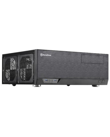 Корпус Silverstone SST-GD09B Grandia HTPC ATX Computer Case, Silent High Airflow Performance, black  (221280)