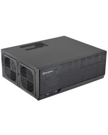 Корпус Silverstone SST-GD09B Grandia HTPC ATX Computer Case, Silent High Airflow Performance, black  (221280)
