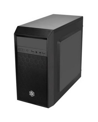 Корпус Silverstone SST-PS16B Precision Mini Tower Micro ATX Computer Case, quiet, black