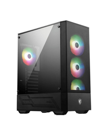 Корпус MSI MAG FORGE 112R Mid-Tower, ATX, 2xUSB 3.2, Audio I/O, 4x120mm ARGB Fan, 6-ch Light controller, Front metal MESH, Up to