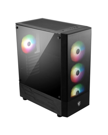 Корпус MSI MAG FORGE 112R Mid-Tower, ATX, 2xUSB 3.2, Audio I/O, 4x120mm ARGB Fan, 6-ch Light controller, Front metal MESH, Up to