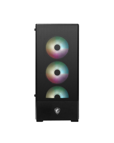 Корпус MSI MAG FORGE 112R Mid-Tower, ATX, 2xUSB 3.2, Audio I/O, 4x120mm ARGB Fan, 6-ch Light controller, Front metal MESH, Up to