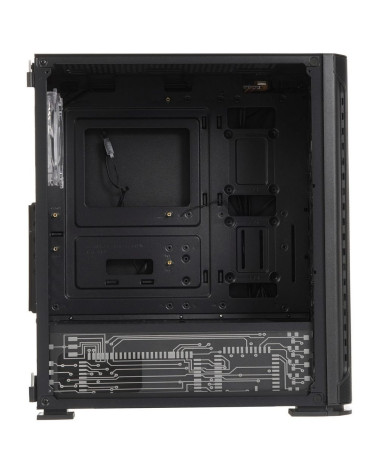 Корпус SOEYI «AX1-B10 SOEYI ATX case with black coating front panel with flat small mesh, without»