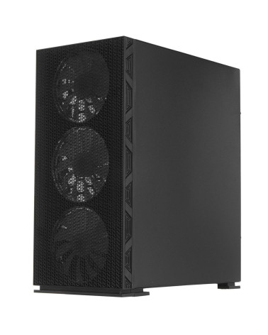 Корпус SOEYI «AX8-B20 SOEYI ATX case with black coating front panel with flat bigger mesh, without»