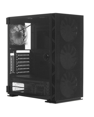 Корпус SOEYI «AX8-B20 SOEYI ATX case with black coating front panel with flat bigger mesh, without»