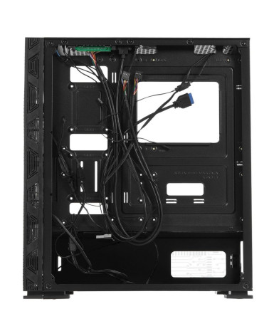 Корпус SOEYI «AX8-B20 SOEYI ATX case with black coating front panel with flat bigger mesh, without»
