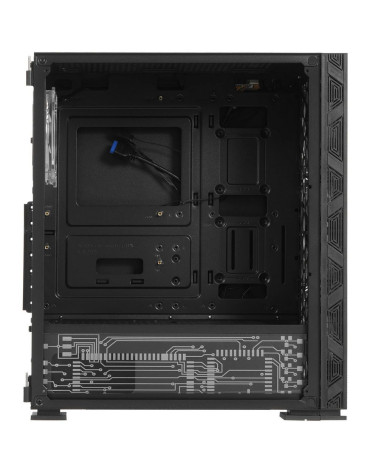 Корпус SOEYI «AX8-B20 SOEYI ATX case with black coating front panel with flat bigger mesh, without»
