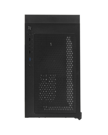 Корпус SOEYI «AX8-B20 SOEYI ATX case with black coating front panel with flat bigger mesh, without»