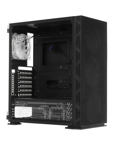 Корпус SOEYI «AX8-B20 SOEYI ATX case with black coating front panel with flat bigger mesh, without»