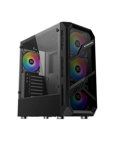 Корпус Xigmatek Lamiya EN40016 ATX, USB3.0x1+USB2.0x2, Front & Left TG, 4PCS X24A Fan, Galaxy II Fan Control Box & Remote (74811