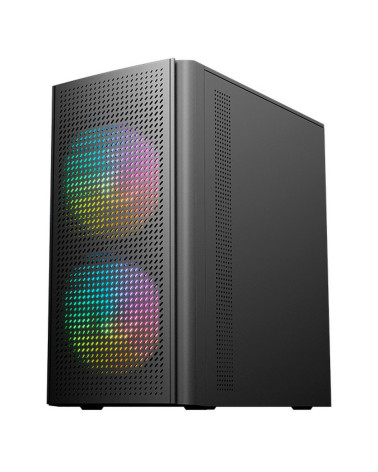 Корпус для ПК ACD M2-500 с блоком питания PSU 500W mATX, USB3.0+USB1.1*2+HD Audio FAN 3x120 mm