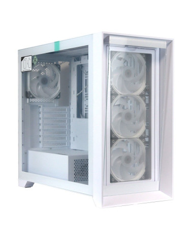 Корпус ACD Lagrange white with 4 pcs ARGB fan (PWM+5V 3PIN) +FAN HUB