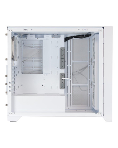 Корпус ACD Lagrange white with 4 pcs ARGB fan (PWM+5V 3PIN) +FAN HUB