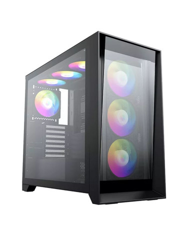 Корпус ACD Lagrange black with 4 pcs ARGB fan (PWM+5V 3PIN) +FAN HUB