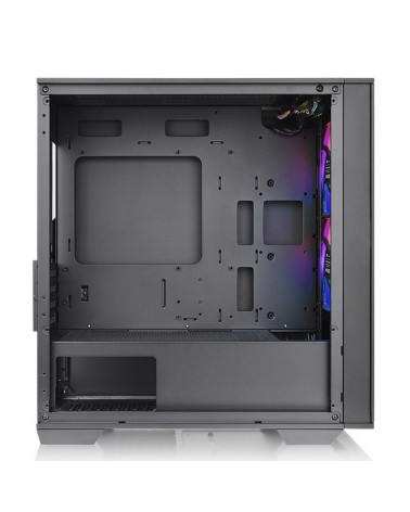 Корпус Thermaltake Divider 170 TG ARGB/Black CA-1S4-00S1WN-00 /Win/SPCC/Tempered Glass*1/120mm ARGB PWM Fan*2