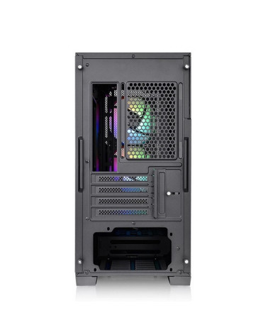 Корпус Thermaltake Divider 170 TG ARGB/Black CA-1S4-00S1WN-00 /Win/SPCC/Tempered Glass*1/120mm ARGB PWM Fan*2