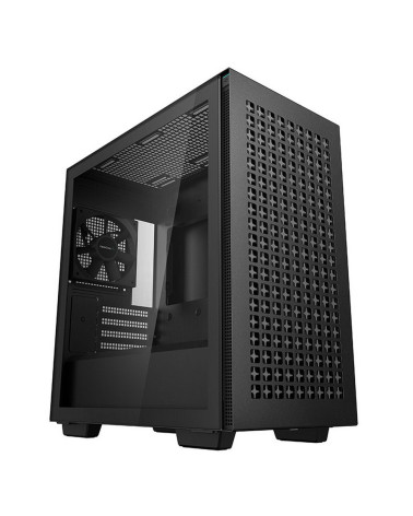Корпус для ПК Deepcool CH370-BK mATX, USB3.0X1, USB-C Gen2X1, AudioX1, 3.5"X2, 2.5"X2+1,TG