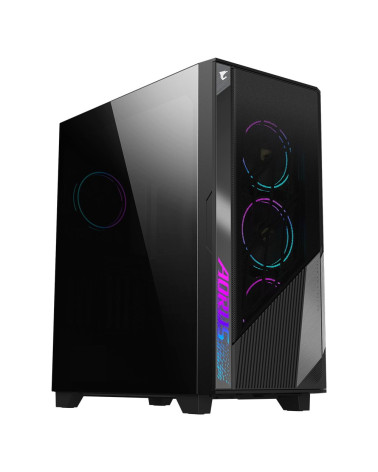 Корпус Gigabyte AORUS C500G ST MidTower, E-ATX, USB-C x1, USB 3.0 x2, Audio I/O, Black,TG
