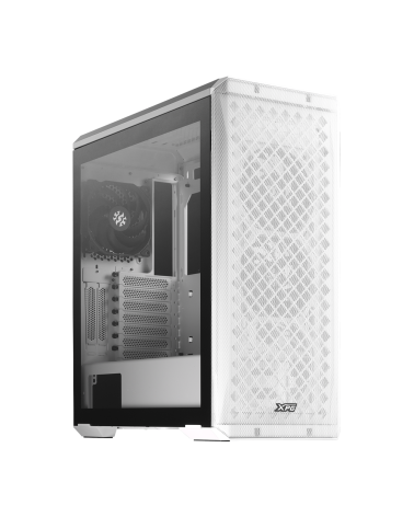 Корпус XPG DEFENDER WHITE [DEFENDER-WHCWW] (Midi-Tower, белый, TG, 120mm fan*3)