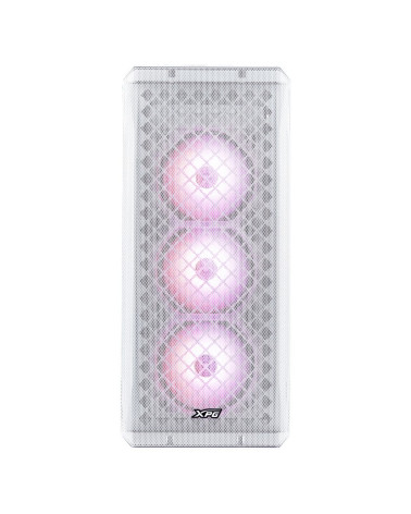 Корпус XPG DEFENDER WHITE [DEFENDER-WHCWW] (Midi-Tower, белый, TG, 120mm fan*3)