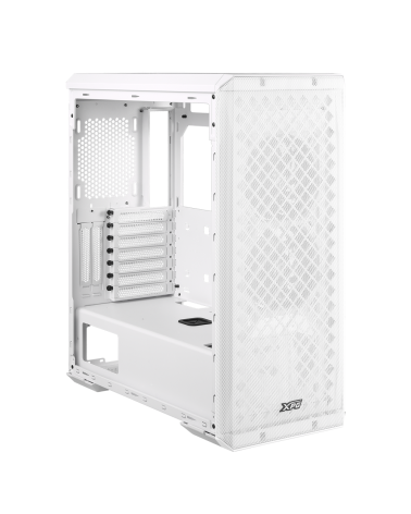 Корпус XPG DEFENDER WHITE [DEFENDER-WHCWW] (Midi-Tower, белый, TG, 120mm fan*3)