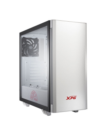 Корпус XPG INVADER WHITE [INVADER-WHCWW] (Midi-Tower, белый, TG, 120mm fan*2)