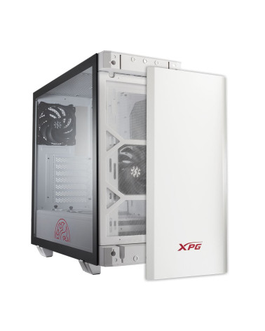Корпус XPG INVADER WHITE [INVADER-WHCWW] (Midi-Tower, белый, TG, 120mm fan*2)