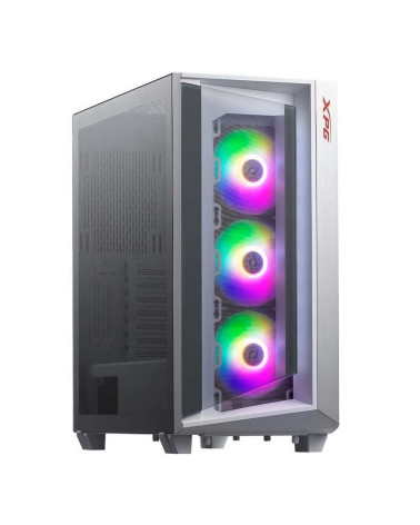 Корпус XPG CRUISER WHITE [CRUISERST-WHCWW] (Midi-Tower, белый, TG, 120mm ARGB fan*3)