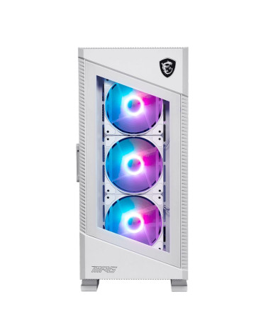 MPG VELOX 100R WHITE, Global, 2xUSB 3.0, 1xType C, 4x120mm ARGB Fan, ARGB