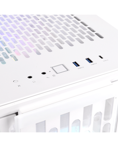 Корпус Thermaltake CA-1X8-00F6WN-01 CTE T500 TG ARGB Snow/White/Win/SPCC/Tempered Glass*2/CT140 ARGB Fan*3/Brown Box