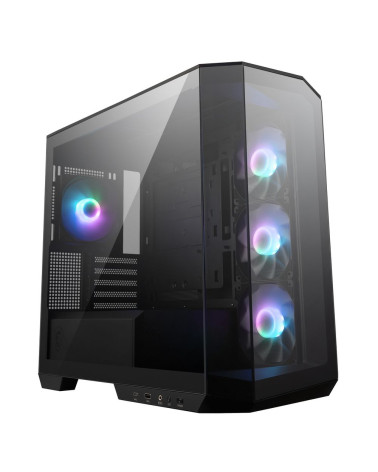 Корпус MSI MAG Pano M100R PZ , Micro-ATX, 1xUSB 3.2 Gen 1, 1xUSB 3.2 Gen2 Type-C, 4x120mm ARGB Fan, ARGB+PWM Control Board, TG