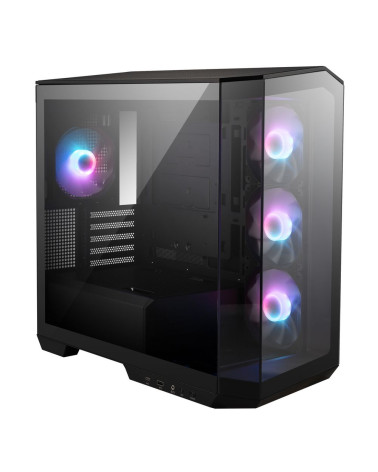 Корпус MSI MAG Pano M100R PZ , Micro-ATX, 1xUSB 3.2 Gen 1, 1xUSB 3.2 Gen2 Type-C, 4x120mm ARGB Fan, ARGB+PWM Control Board, TG