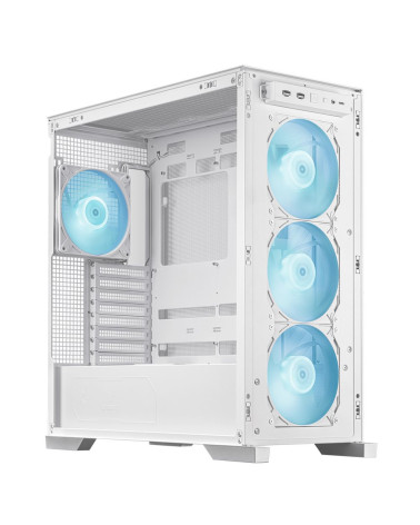 Корпус ASUS TUF GAMING GT302 TG ARGB WHITE/ GT302/ARGB FANS/WHT (90DC00I3-B19000)