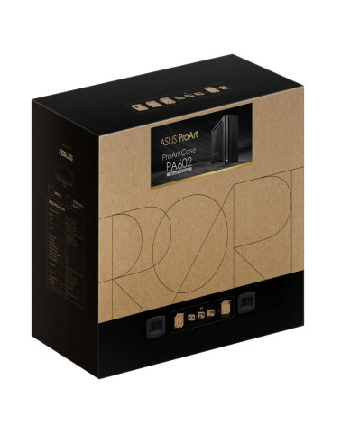 Корпус ASUS PROART PA602 WOOD TG PWM BLACK