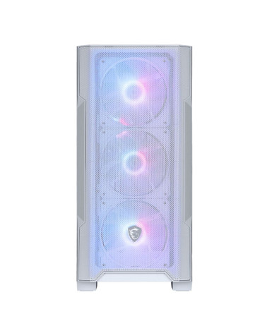 Корпус MSI MAG FORGE M100R WHITE Mini-Tower, MATX, 1xUSB 3.0, 2xUSB 2.0, 4x120mm ARGB Fan, ARGB Control Board, Tempered Glass Wi