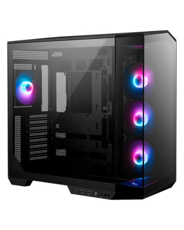 Корпус MSI MAG Pano 100R PZ , Mid Tower, ATX, 2xUSB 3.2 Gen 1, 1xUSB 3.2 Gen2 Type-C, 3x120mm ARGB Reverse Blade Fan, 1x120mm AR