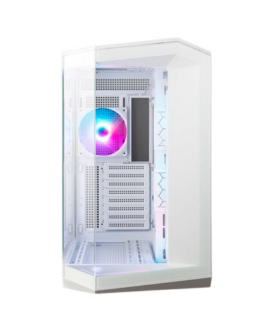 Корпус MSI MAG Pano 100R PZ WHITE , Mid Tower, ATX, 2xUSB 3.2 Gen 1, 1xUSB 3.2 Gen2 Type-C, 3x120mm ARGB Reverse Blade Fan, 1x12
