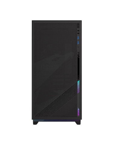 Корпус для ПК Gigabyte AORUS C400G MidTower, ATX, USB-C x1, USB 3.0 x2, Audio I/O, Black,TG