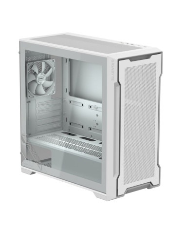 Корпус для ПК Gigabyte C102GI Glass Ice (White) MidTower, mATX, USB3.0 x2, Audio I/O, GPU:410mm, White, TG (28300-C102B-2CRR)