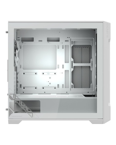 Корпус для ПК Gigabyte C102GI Glass Ice (White) MidTower, mATX, USB3.0 x2, Audio I/O, GPU:410mm, White, TG (28300-C102B-2CRR)